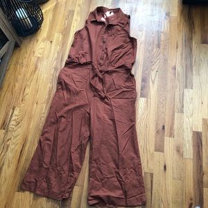 Ann Taylor factory jumpsuit with belt